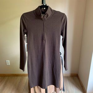 Aritzia Sunday Best Half-Zip Dress